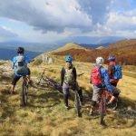 Mountainbiken in de bergen van Slovenië