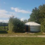 Een Yurt op Natuurkampeerterrein de Duiventoren