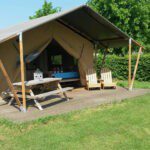 Safaritent op een kindvriendelijke camping in Limburg
