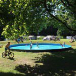 Zwembad op een camping dichtbij Elburg