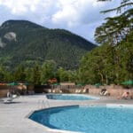 Verwarmd zwembad in Frankrijk van Camping Huttopia La Clarée