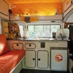 Keuken van een VW T3 camper