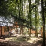Vakantiehuisje in het bos in Frankrijk